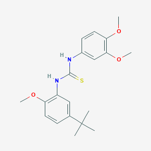 N-(5-tert-butyl-2-methoxyphenyl)-N'-(3,4-dimethoxyphenyl)thiourea
