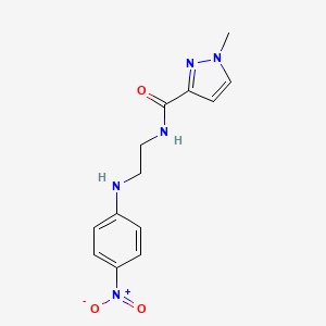 1-methyl-N-{2-[(4-nitrophenyl)amino]ethyl}-1H-pyrazole-3-carboxamide