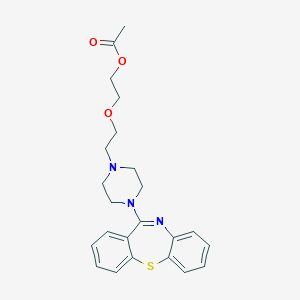B047914 2-(2-(4-(Dibenzo[b,f][1,4]thiazepin-11-yl)piperazin-1-yl)ethoxy)ethyl Acetate CAS No. 844639-07-2