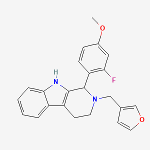 1-(2-fluoro-4-methoxyphenyl)-2-(3-furylmethyl)-2,3,4,9-tetrahydro-1H-beta-carboline