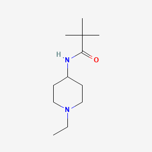 N-(1-ethyl-4-piperidinyl)-2,2-dimethylpropanamide