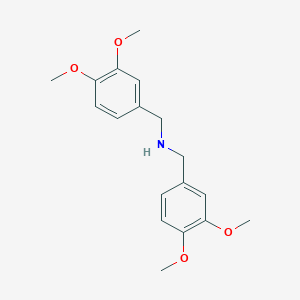 molecular formula C18H23NO4 B479164 N-(3,4-dimethoxybenzyl)-1-(3,4-dimethoxyphenyl)methanamine CAS No. 5634-21-9