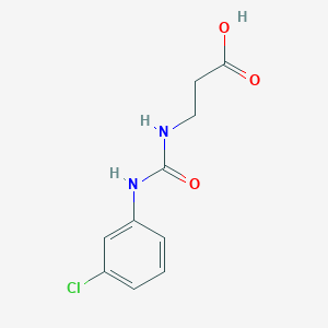molecular formula C10H11ClN2O3 B479170 3-{[(3-Chloroanilino)carbonyl]amino}propanoic acid CAS No. 33351-33-6