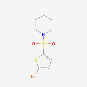 B479175 1-[(5-Bromo-2-thienyl)sulfonyl]piperidine CAS No. 81597-71-9