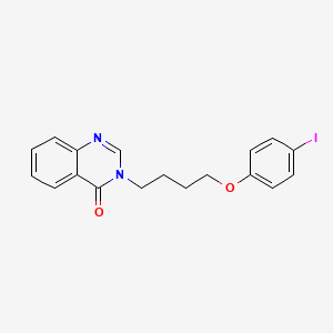 molecular formula C18H17IN2O2 B4791750 3-[4-(4-iodophenoxy)butyl]-4(3H)-quinazolinone 