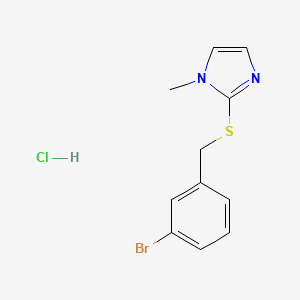 2-[(3-bromobenzyl)thio]-1-methyl-1H-imidazole hydrochloride