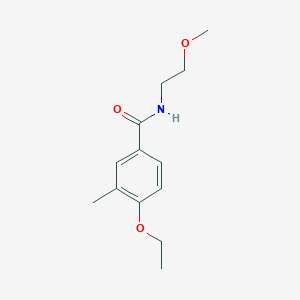 4-ethoxy-N-(2-methoxyethyl)-3-methylbenzamide