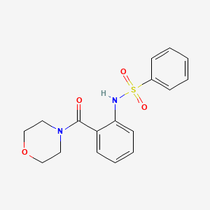 N-[2-(4-morpholinylcarbonyl)phenyl]benzenesulfonamide