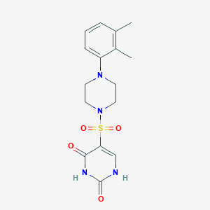 5-{[4-(2,3-dimethylphenyl)-1-piperazinyl]sulfonyl}-2-hydroxy-4(3H)-pyrimidinone