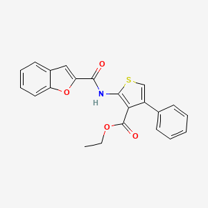 ethyl 2-[(1-benzofuran-2-ylcarbonyl)amino]-4-phenyl-3-thiophenecarboxylate