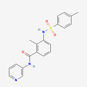 2-methyl-3-{[(4-methylphenyl)sulfonyl]amino}-N-3-pyridinylbenzamide