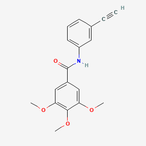 molecular formula C18H17NO4 B4792082 N-(3-ethynylphenyl)-3,4,5-trimethoxybenzamide 