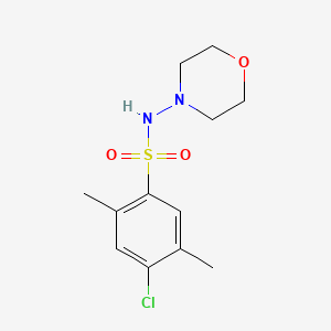 molecular formula C12H17ClN2O3S B4792141 4-chloro-2,5-dimethyl-N-4-morpholinylbenzenesulfonamide 