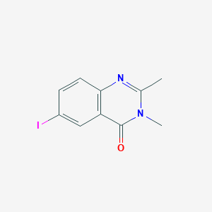 molecular formula C10H9IN2O B4792306 6-iodo-2,3-dimethyl-4(3H)-quinazolinone 
