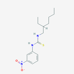 molecular formula C15H23N3O2S B4792553 N-(2-ethylhexyl)-N'-(3-nitrophenyl)thiourea 