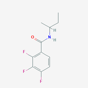 molecular formula C11H12F3NO B4792862 N-(sec-butyl)-2,3,4-trifluorobenzamide 