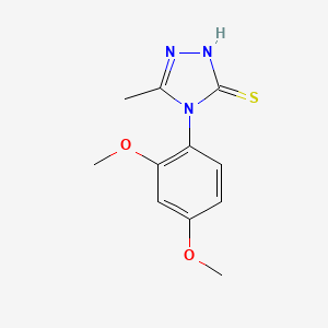 4-(2,4-dimethoxyphenyl)-5-methyl-4H-1,2,4-triazole-3-thiol