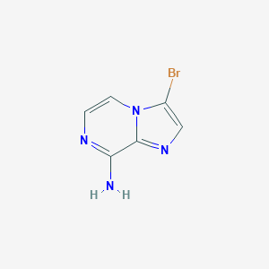 B047931 3-Bromoimidazo[1,2-a]pyrazin-8-amine CAS No. 117718-92-0
