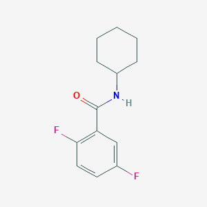 molecular formula C13H15F2NO B4793119 N-cyclohexyl-2,5-difluorobenzamide 