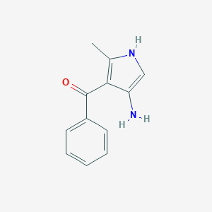 B047932 Methanone, (4-amino-2-methyl-1H-pyrrol-3-yl)phenyl- CAS No. 57436-07-4