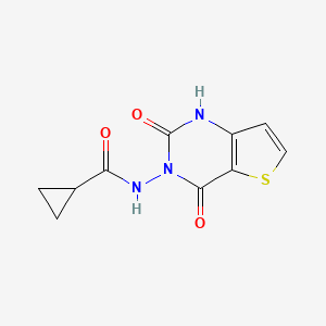 molecular formula C10H9N3O3S B4793429 N-(2,4-dioxo-1,4-dihydrothieno[3,2-d]pyrimidin-3(2H)-yl)cyclopropanecarboxamide 