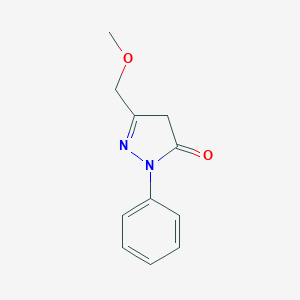 B479363 5-(Methoxymethyl)-2-phenyl-2,4-dihydro-3H-pyrazol-3-one CAS No. 442671-21-8
