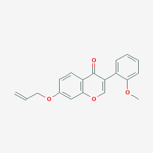 molecular formula C19H16O4 B4793709 7-(allyloxy)-3-(2-methoxyphenyl)-4H-chromen-4-one 