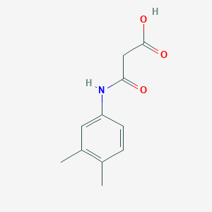 molecular formula C11H13NO3 B4793811 3-[(3,4-dimethylphenyl)amino]-3-oxopropanoic acid CAS No. 95262-04-7