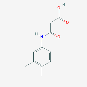 molecular formula C11H13NO3 B4793811 N-(3,4-Dimethyl-phenyl)-malonamic acid CAS No. 95262-04-7