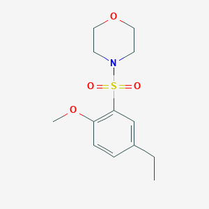 B479445 4-(5-Ethyl-2-methoxyphenyl)sulfonylmorpholine CAS No. 632301-42-9