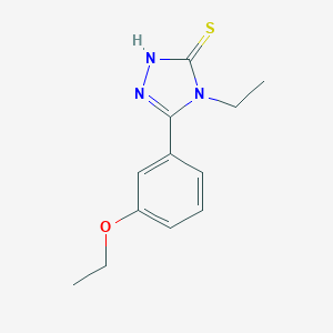 5-(3-ethoxyphenyl)-4-ethyl-4H-1,2,4-triazole-3-thiol