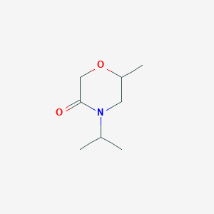 B047946 6-Methyl-4-propan-2-ylmorpholin-3-one CAS No. 121923-44-2