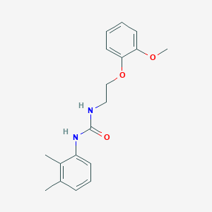 molecular formula C18H22N2O3 B4794790 N-(2,3-dimethylphenyl)-N'-[2-(2-methoxyphenoxy)ethyl]urea 