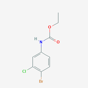 molecular formula C9H9BrClNO2 B4794837 ethyl (4-bromo-3-chlorophenyl)carbamate 