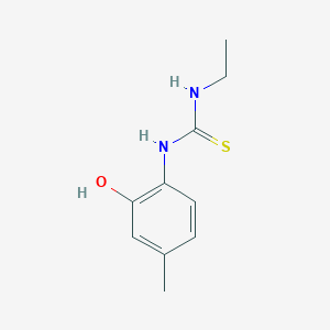molecular formula C10H14N2OS B4794896 N-ethyl-N'-(2-hydroxy-4-methylphenyl)thiourea 