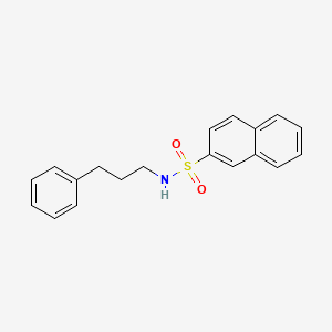 N-(3-phenylpropyl)-2-naphthalenesulfonamide