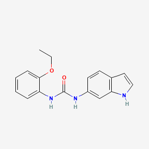 molecular formula C17H17N3O2 B4795194 N-(2-ethoxyphenyl)-N'-1H-indol-6-ylurea 