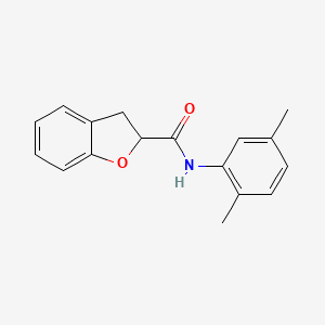 molecular formula C17H17NO2 B4795377 N-(2,5-dimethylphenyl)-2,3-dihydro-1-benzofuran-2-carboxamide 