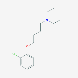 molecular formula C14H22ClNO B4795405 4-(2-chlorophenoxy)-N,N-diethyl-1-butanamine 