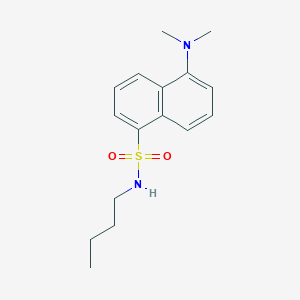 molecular formula C16H22N2O2S B4795560 N-丁基-5-(二甲氨基)-1-萘磺酰胺 