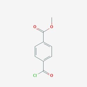 molecular formula C9H7ClO3 B047956 甲基4-(氯羰基)苯甲酸酯 CAS No. 7377-26-6