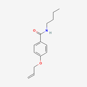 molecular formula C14H19NO2 B4795606 4-(allyloxy)-N-butylbenzamide 
