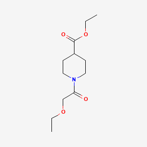 molecular formula C12H21NO4 B4795897 ethyl 1-(ethoxyacetyl)-4-piperidinecarboxylate CAS No. 600139-52-4
