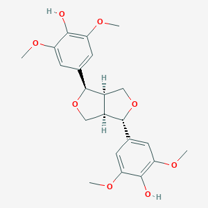 molecular formula C22H26O8 B047959 异松香二酚 CAS No. 51152-20-6