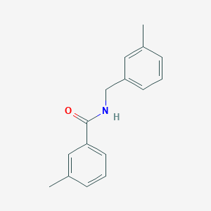 molecular formula C16H17NO B4796107 3-methyl-N-(3-methylbenzyl)benzamide 
