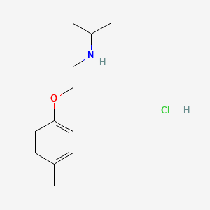 molecular formula C12H20ClNO B4796607 N-[2-(4-methylphenoxy)ethyl]-2-propanamine hydrochloride CAS No. 1050509-70-0