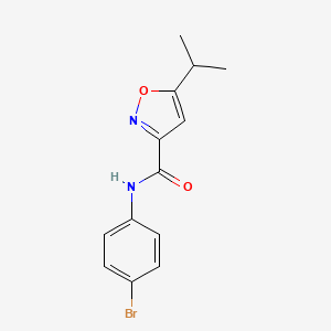 N-(4-bromophenyl)-5-isopropyl-3-isoxazolecarboxamide