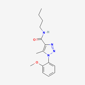 N-butyl-1-(2-methoxyphenyl)-5-methyl-1H-1,2,3-triazole-4-carboxamide