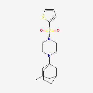 1-(1-adamantyl)-4-(2-thienylsulfonyl)piperazine