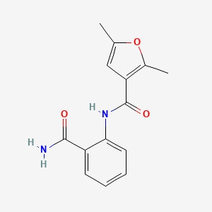 N-(2-CARBAMOYLPHENYL)-2,5-DIMETHYL-3-FURAMIDE